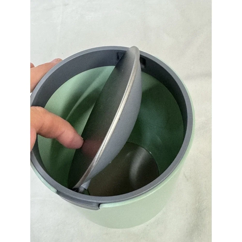 Mini Wastebasket  Swing-Top 0.4 Gallon For Desk 6.5